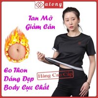 Áo Sinh Nhiệt Giảm Mỡ Bụng ATONY Chính Hãng, Tráng Nano Bạc Nhật Bản Giúp Đổ Mồ Hôi, Đánh Tan Mỡ Thừa, Đốt Cháy Calories