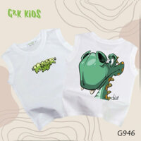 Áo sn bé trai hình khủng long siêu cute