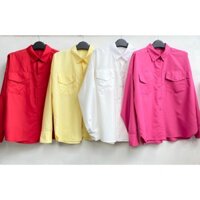 Áo sơ mi 2 túi nữ
