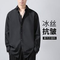 Áo Sơ mi Basic From rộng tay lỡ hót teen học sinh Style Hàn Quốc
ASZ