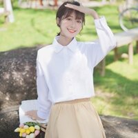 Áo Sơ mi Basic From rộng tay lỡ hót teen học sinh Style Hàn Quốc
LYTUY546