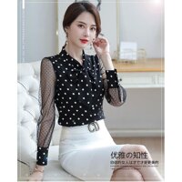 ÁO SƠ MI BI CỔ NƠ TAY VOAN A2727DEN