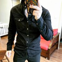 Áo sơ mi bò dài ty nam  Boswell