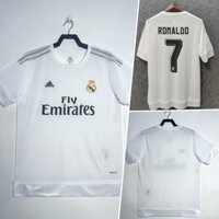 Áo sơ mi bóng đá sân nhà Real Madrid 2015-2016 Retro cho S-2XL