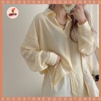 Áo Sơ Mi Buộc Vạt Mỏng Nhẹ Dễ Phối Đồ ( HÌNH RÕ NÉT Ở CUỐI )