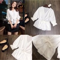 áo sơ mi buộc vạt