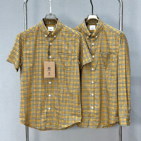 Áo sơ mi Burberry Nâu Vàng kẻ sọc chống nhăn LA on web TANYA