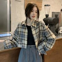 Áo Sơ Mi Caro Dài Tay Thời Trang Nữ
