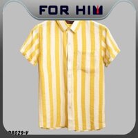 Áo sơ mi caro lớn tay ngắn FOR HIM-8029 Chính hãng