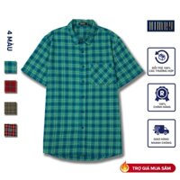 Áo sơ mi caro nam nữ unisex form rộng tay ngắn,hàng hiệu,áo khoác sơ mi hàn quốc đẹp.