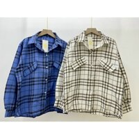 Áo Sơ Mi  Caro Nữ chống nắng Áo Flannel Nam Nữ đi nắng Phong Cách Hàn