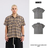 Áo Sơ Mi Caro Tay Ngắn Boxy TEDDY PLAID FLANNEL BOXY SHIRT