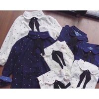 Áo sơ mi chấm bi