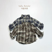 Áo sơ mi cho bé trai- bé gái