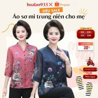 Áo sơ mi  cho người già_hàng sẵn ( SM hoa thuoc duoc) 🎉🎉