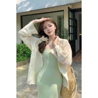 Áo Sơ Mi Chống Nắng Nữ Nhỏ Tươi Khâu Áo Sơ Mi Ren Tay Dài Nhẹ Thoáng Khí Top Áo Khoác