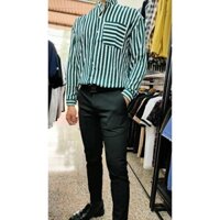 áo sơ mi cổ tàu (ảnh thật)