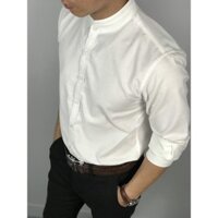 Áo sơ mi cổ tàu chất đẹp