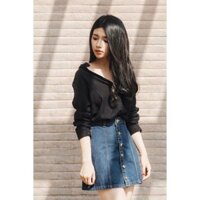 ÁO SƠ MI CỔ TRỤ DÀI TAY