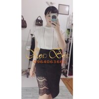 Áo sơ mi cổ trụ tay cánh tiên