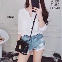 Áo sơ mi cổ trụ