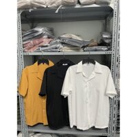 ÁO SƠ MI CỔ VEST unisex nam nữ