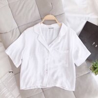 Áo sơ mi cổ vest