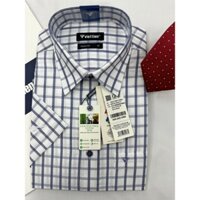 Áo sơ mi cộc tay Việt Tiến 1R6372 có size lớn- 100% CHÍNH HÃNG