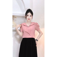 áo sơ mi công sở tay nhấn con đóng thùng cho các dịp 728