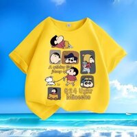 Áo sơ mi Crayon Shin chan dành cho trẻ em Cotton Crayon Shin chan Áo thun VV1