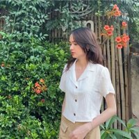 Áo Sơ Mi croptop rẻ đẹp