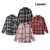 Áo Sơ Mi Dạ Ép Dài Tay Nam Nữ Form Rộng Cúc Bấm Thời Trang Chất Vải Dạ Dày Dặn Bền Đẹp Áo Khoác Ngoài