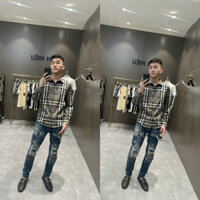 Áo Sơ Mi Dài Tay Của Nhà Cái Bắp Rang Bơ Phong Cách Lịch Lãm Với Thiết Kế Túi Hộp Trước Ngực Sang Trọng Tinh Tế