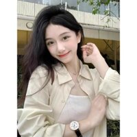 Áo sơ mi dài tay của phụ nữ cho mùa thu với chức năng chống nắng.