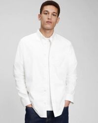 Áo sơ mi dài tay Gap trắng