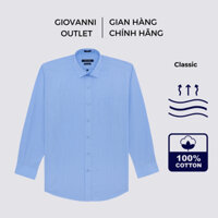 Áo Sơ Mi Dài Tay Nam GIOVANNI Chất Liệu 100% Pure Pima Cotton Cao Cấp US729