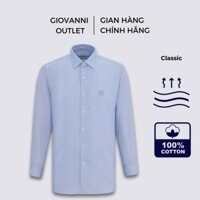 Áo Sơ Mi Dài Tay Nam GIOVANNI Chất Liệu 100% Pure Pima Cotton Cao Cấp Dáng Classic GLS00-014
