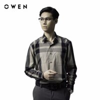 Áo sơ mi dài tay Nam Owen Bamboo Regular Fit Be - AR220149DT