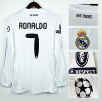 Áo sơ mi dài tay Real Madrid House 10-11, áo retro Kaka, áo Ronaldo, Giải vô địch châu Âu, Giải bóng đá