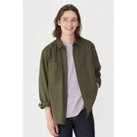 Áo sơ mi denim UNQL túi ngực