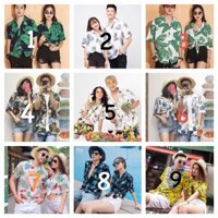 ÁO SƠ MI ĐI BIỂN ĐỦ SIZE CHO NAM NỮ (M - L - XL)