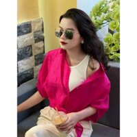 áo sơ mi đi biển kèm áo balo