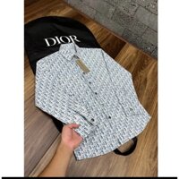 Áo Sơ MI Dior Dài Tay Chất Thô Hàng Đẹp Bản Chuẩn-Áo Sơ MI Dior Nam Nữ Hàng Đẹp Phong Cách Boy Phố