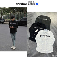 Áo Sơ Mi DlOR In Ngang Ngực Chất Lanh Hàng Đẹp Form Chuẩn-Áo Sơ Mi Dior Hàng Đẹp Chuẩn Form Phong Cách Boy Phố