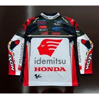 Áo sơ mi đội MotoGP dài tay LCR Honda Idemitsu MG0116 Model Nakagami 30 Size S-5XL