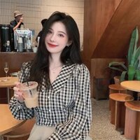 Áo sơ mi hàn quốc croptop