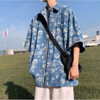 ÁO SƠ MI HOA CÚC TRẮNG, HÀNG LOẠI I