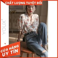 áo sơ mi hoa nhí  ྇