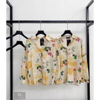 ÁO SƠ MI HOA  TIỂU THƯ HÀNG QUẢNG CHÂU CHẤT ĐẸP