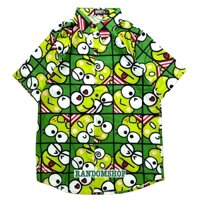Áo sơ mi hoạt hình ếch xanh unisex nam nữ đều mặc đẹp.